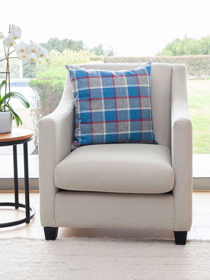 Linen House scatter cushion Linen House Checkmate Scatter Cushion 55 x 55cm Oceana