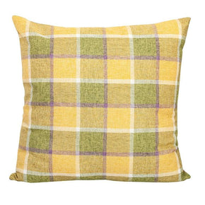 Linen House scatter cushion Linen House Checkmate Scatter Cushion 55 x 55cm Sunshine (7810176843865)