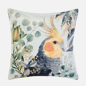 Linen House scatter cushion Linen house Eucalyptus Cockatiel Cushion 48X48CM (7309416792153)