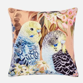 Linen House scatter cushion Linen house Multi Budgie Cushion 48X48CM (7309415841881)