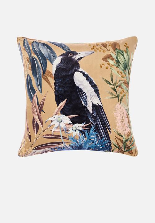 Linen House scatter cushion Linen house Multi Magpie Cushion 48X48CM (7309414858841)