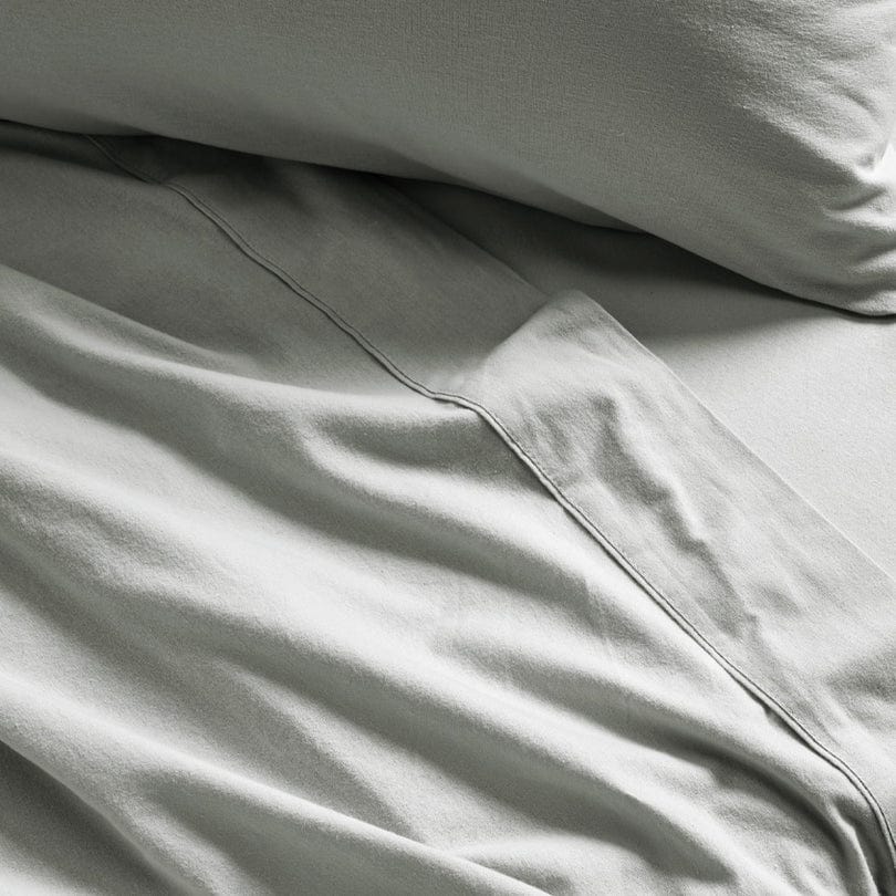 Linen House SHEET SET Linen House Grey Flannelette Winter Flat Sheet (7041874526297)