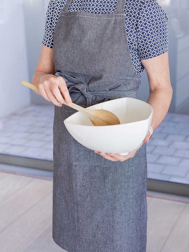 Linen House Table Cloth Linen House Revana Black Apron (7313738530905)