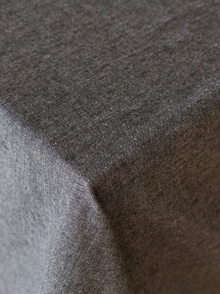 Linen House Table Cloth Linen House Revana Chambray Black Tablecloth (7313850761305)