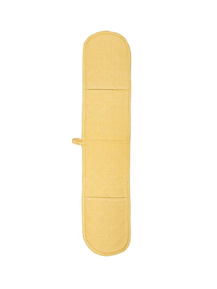 Linen House Table Cloth Linen House Revana Chambray Yellow Double Oven Glove