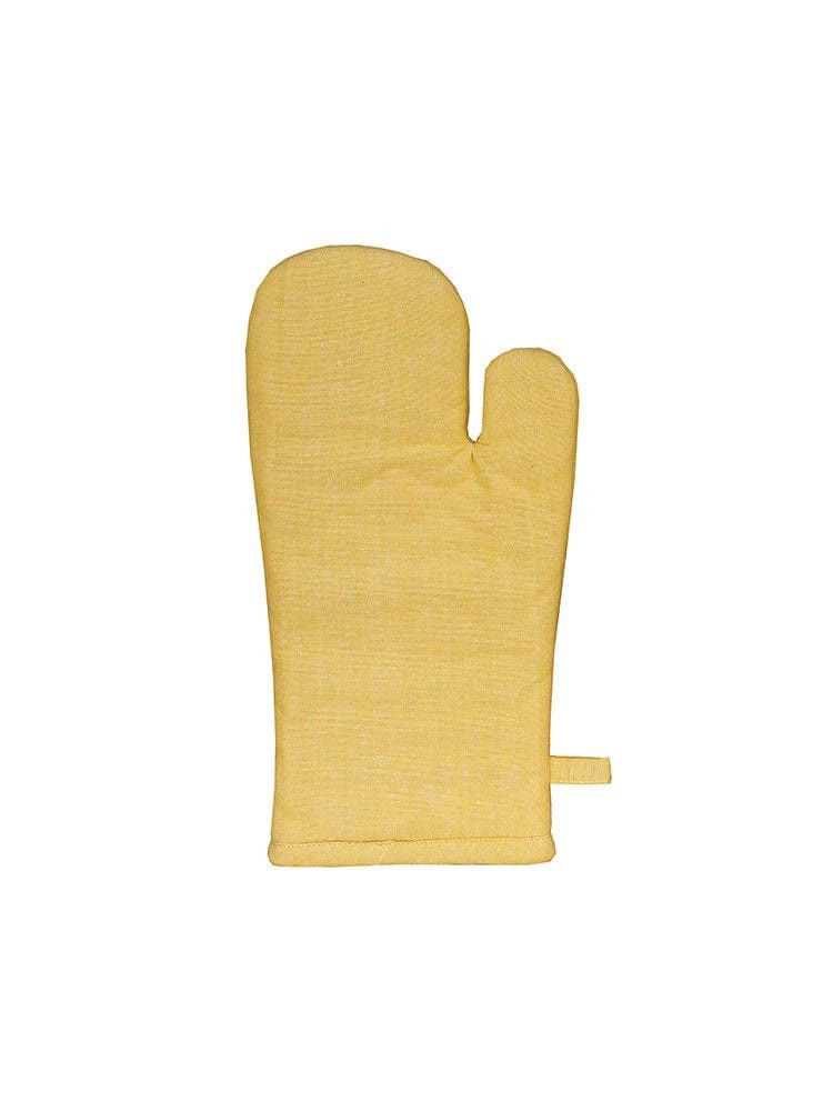 Linen House Table Cloth Linen House Revana Chambray Yellow Oven Mitt