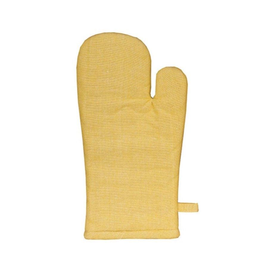 Linen House Table Cloth Linen House Revana Chambray Yellow Oven Mitt