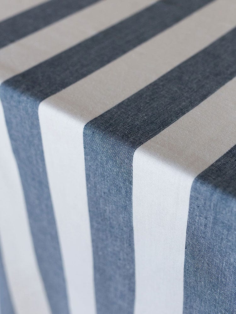 Linen House Table Cloth Linen House Revana Stripe Navy Tablecloth (7314251317337)