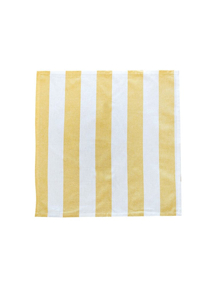Linen House Table Cloth Linen House Revana Stripe Yellow Tablecloth (7314224906329)