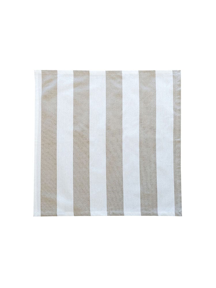 Linen House Table Cloth Napkins 45x45cm napkin [4 pack] Linen House Revana Stripe Stone Tablecloth (7313857413209)