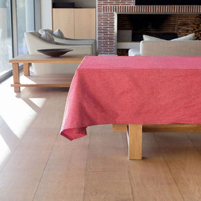 Linen House Table Cloth Table Cloth – 150 x 230cm tablecloth Linen House Revana Chambray Red Tablecloth (7313728340057)