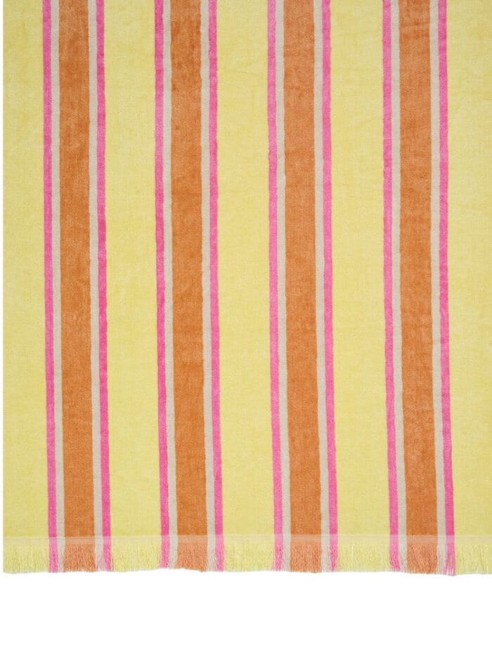 Linen House TOWEL Linen House  Beach Towel Brazil Yellow 95 x 175cm 480 GSM