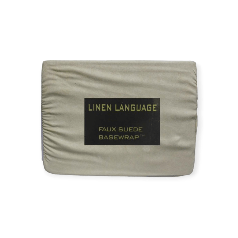 Linen Language BEDWRAP Doubl Linen Language Faux Suede Basewrap Beige (7504920084569)