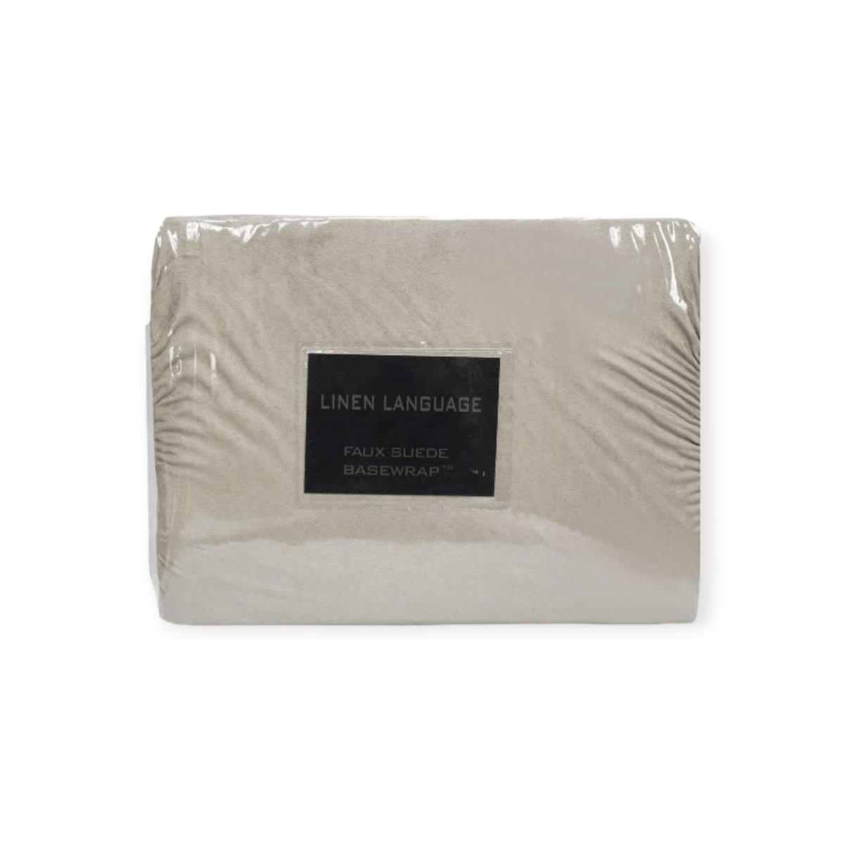 Linen Language BEDWRAP Linen Language Faux Suede Basewrap Stone (7504929521753)