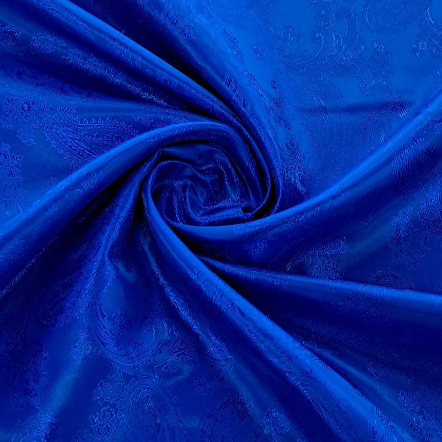 LINING Dress Fabric Royal Acetate Lining Paisely 150cm (7819300339801)