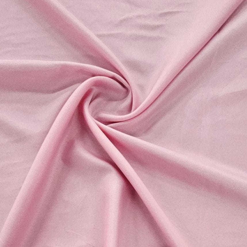 LINING Dress Fabrics Baby Pink 150cm Pongee Lining Fabric 150cm
