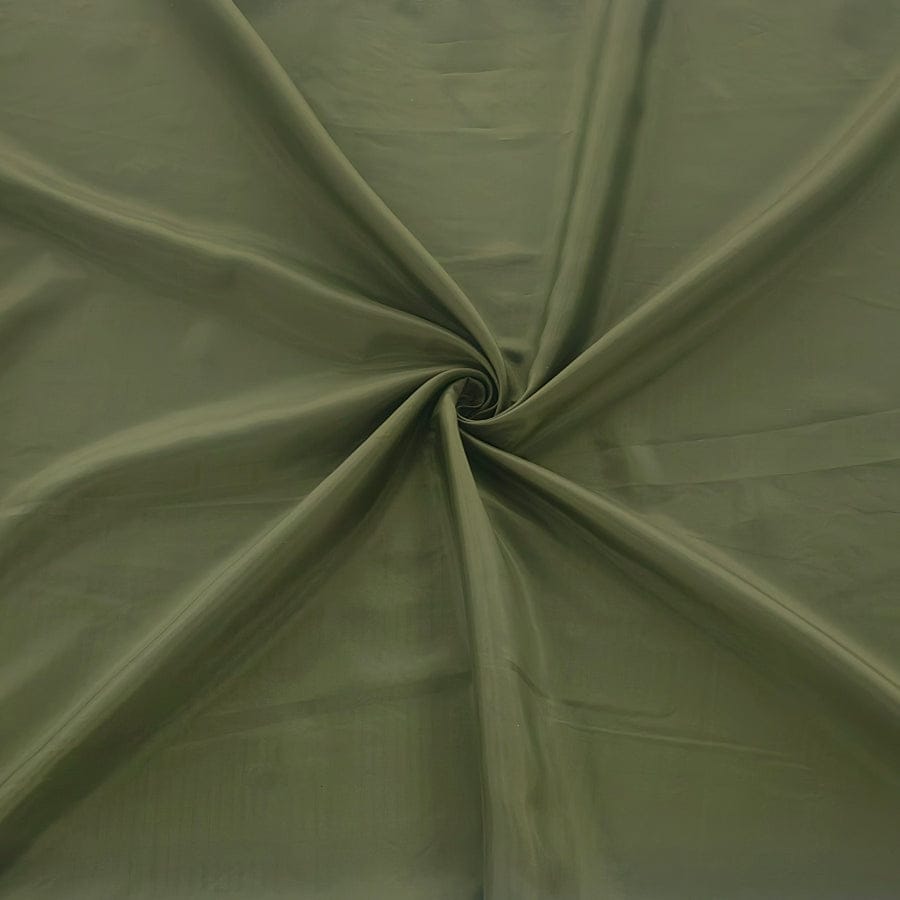 LINING Dress Fabrics Olive Tafetta Lining Fabric 150cm