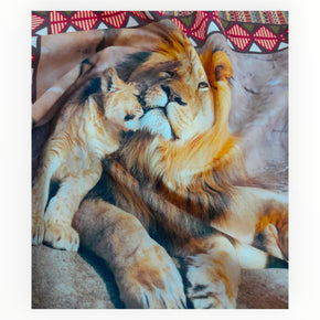 Upholstery Velvet Fabric Scatter Panels Animals Collection 145 cm