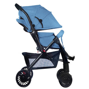 Little Bambino Babies & Kids Little Bambino Delux Buddy Baby Stroller Blue BW859BL (7428254236761)