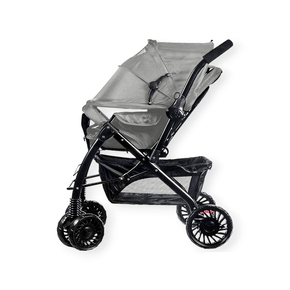 Little Bambino Babies & Kids Little Bambino Delux Buddy Baby Stroller Grey BW859GR (7428289921113)