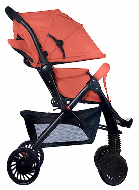 Little Bambino Babies & Kids Little Bambino Delux Buddy Baby Stroller Red BW859RD (7428304732249)