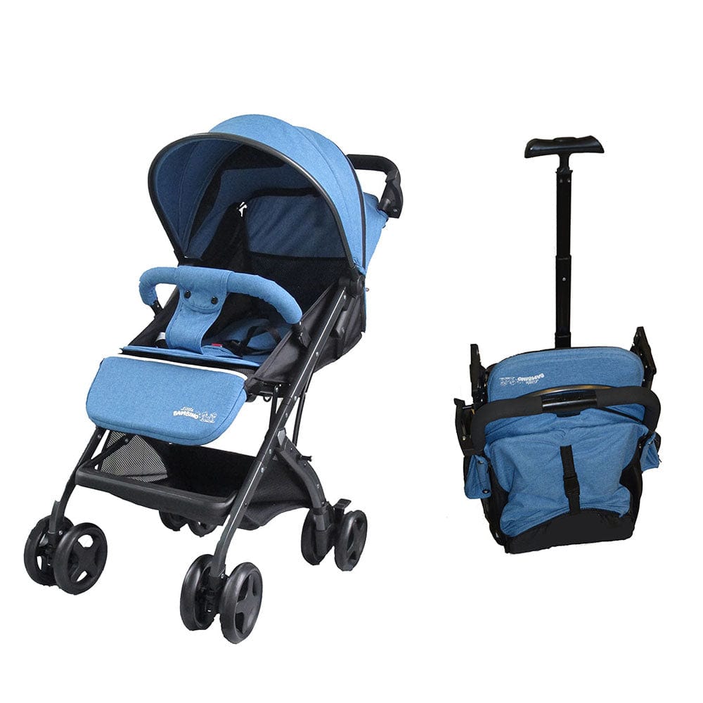 Little Bambino Babies & Kids Little Bambino Snuggle Buddy Stroller Blue BWD666BL (7428365549657)