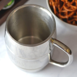 LK'S BRAAI Lk’s Stainless Steel Beer Mug 400ml 190/19 (7422986747993)