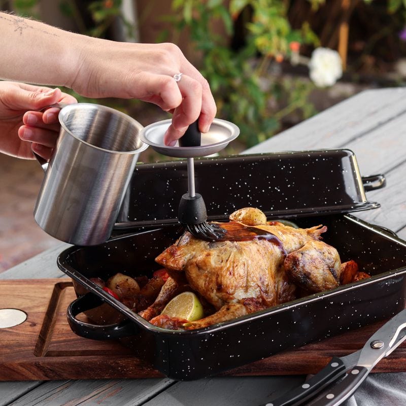 LK'S Drumstick Rack LK'S Basting Jug With Lid & Brush 105/73 (7417040601177)