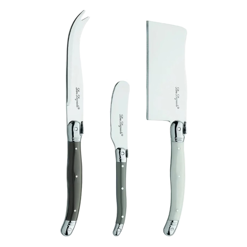 Lou Laguiole Tradition Cheese Knifes 3-Piece Knife Sets