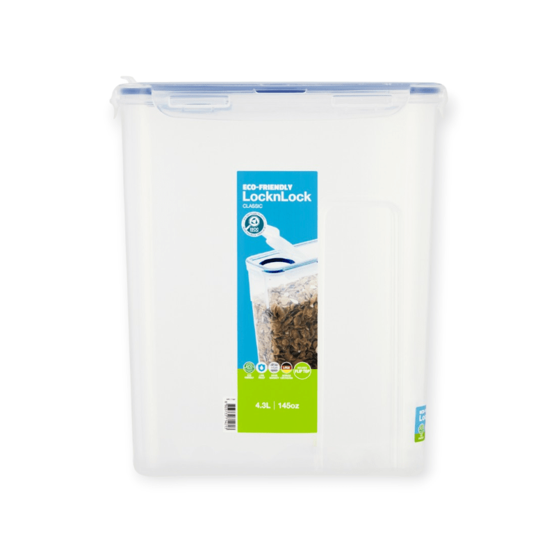 Locknlock LUNCH BOX LocknLock Cereal Container Flip Lid 4.3 Litre HPL714F