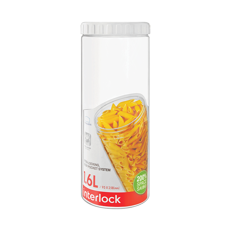 Locknlock LUNCH BOX LocknLock Interlock Container 1.6 Litre White INL303