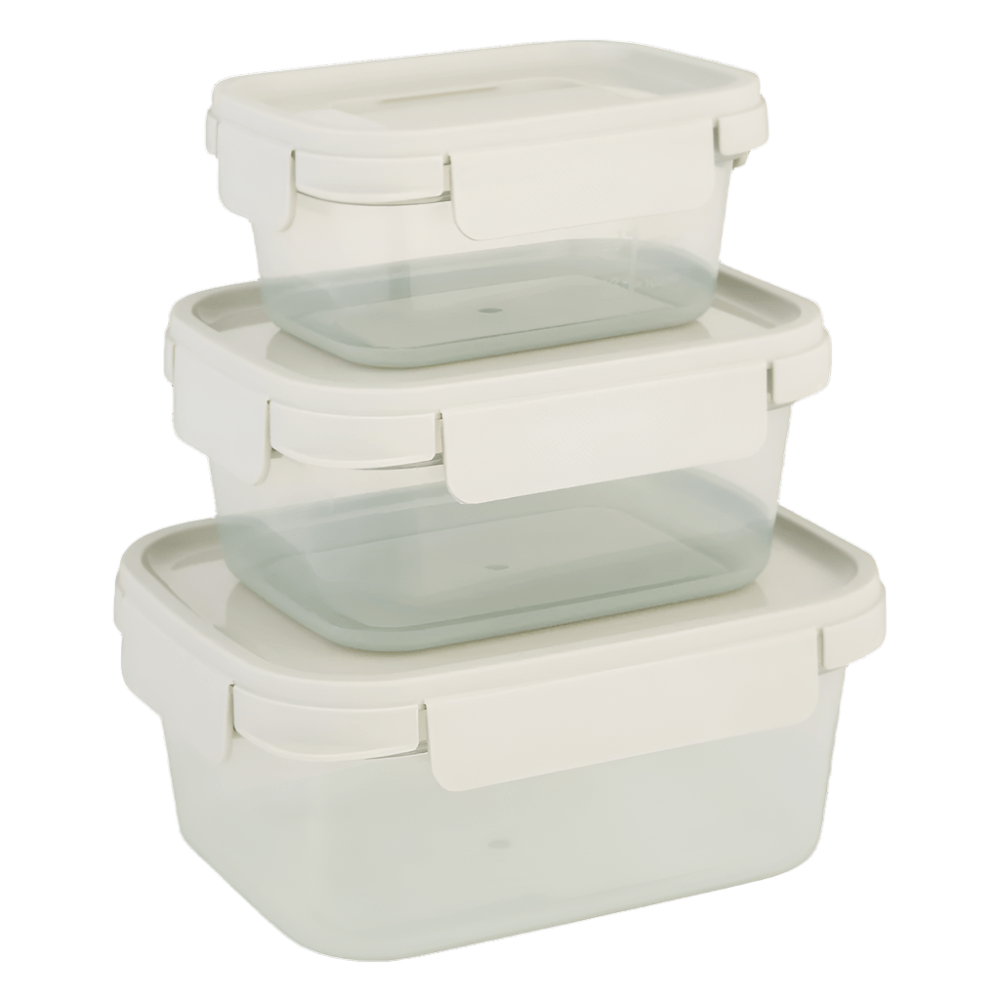 Locknlock LUNCH BOX LocknLock Nestopia 3 Piece Set LTN340S3 (7914533650521)