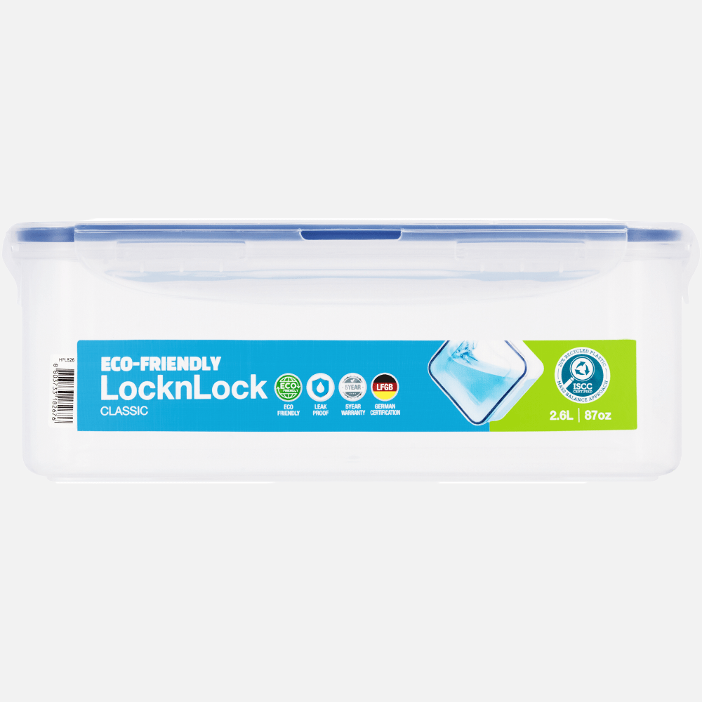 Locknlock LUNCH BOX LocknLock Rectangle Container 2.6 Litre HPL826