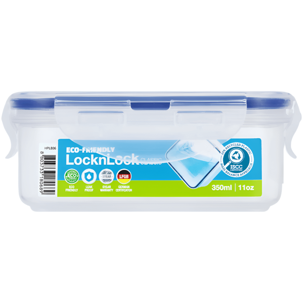 Locknlock LUNCH BOX LocknLock Rectangle Container 350ml HPL806