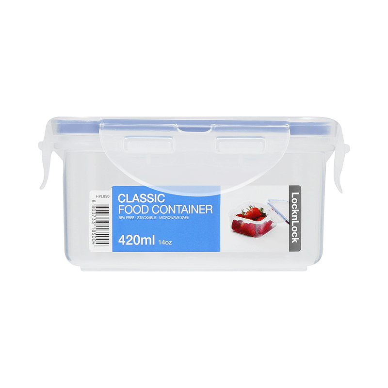Locknlock LUNCH BOX LocknLock Square Container 420ml HPL850