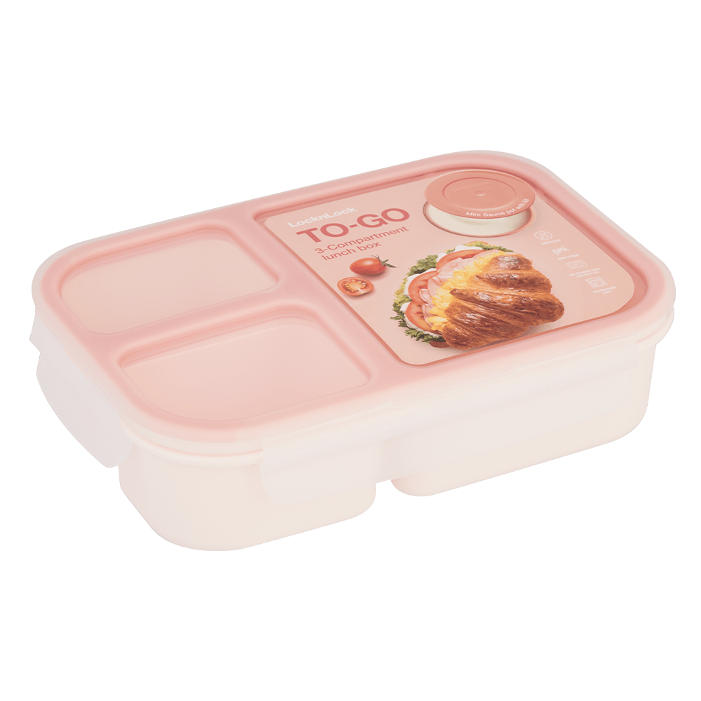 Locknlock LUNCH BOX LocknLock To-Go lunch box 980ml Pink HPL781P