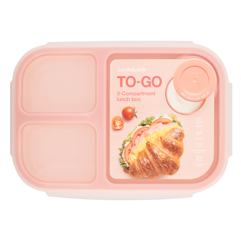 Locknlock LUNCH BOX LocknLock To-Go lunch box 980ml Pink HPL781P