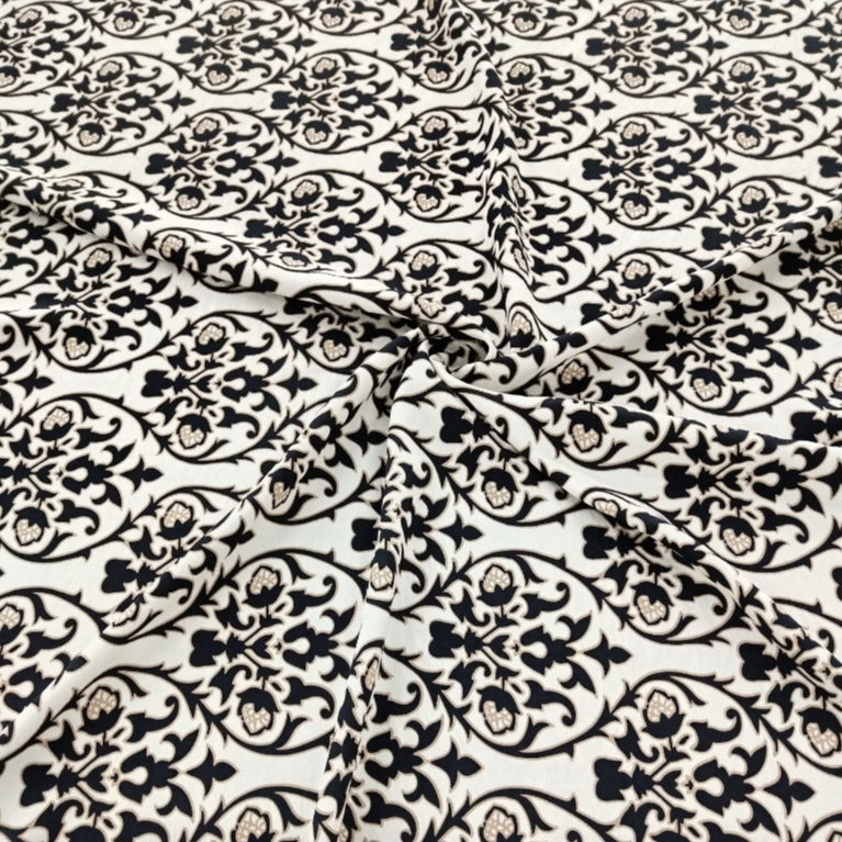 Capri Linen Look Print 140cm