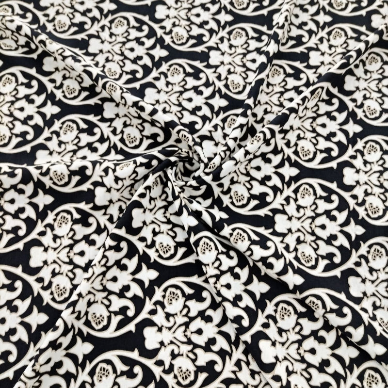 Capri Linen Look Print 140cm