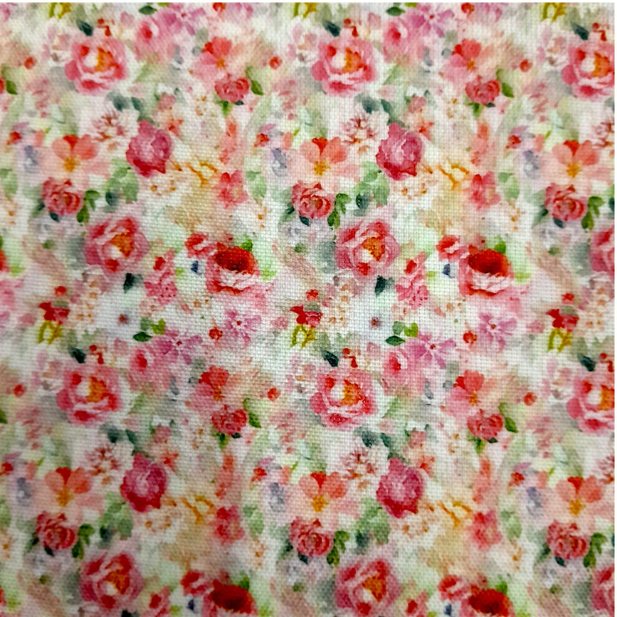 LOOM CRAFT Mini Matt Fabric Printed Mini Matt (Flower) Simone 140 cm