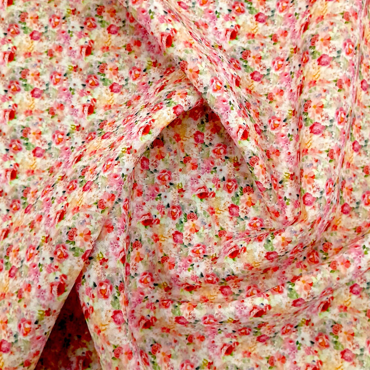 LOOM CRAFT Mini Matt Fabric Printed Mini Matt (Flower) Simone 140 cm
