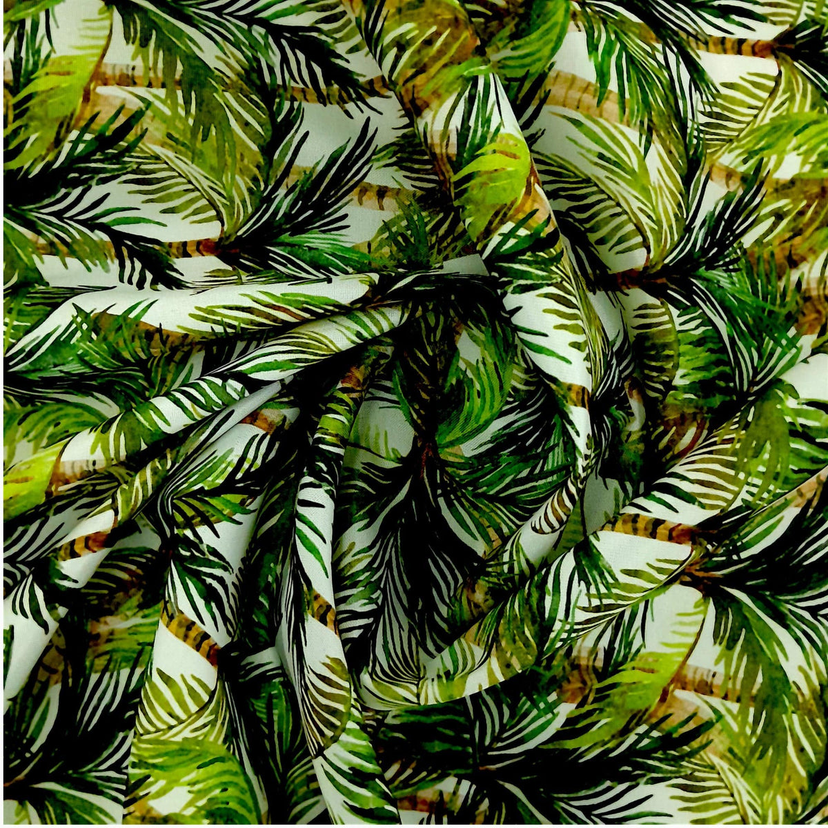 LOOM CRAFT Mini Matt Fabric Printed Mini Matt Palm 140 cm