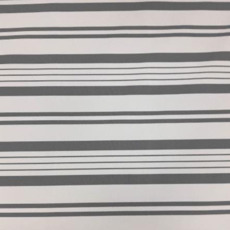 LOOM CRAFT Outdoor Canvas Bahamas Outdoor 5510 White / Grey 150 cm (7819665768537)