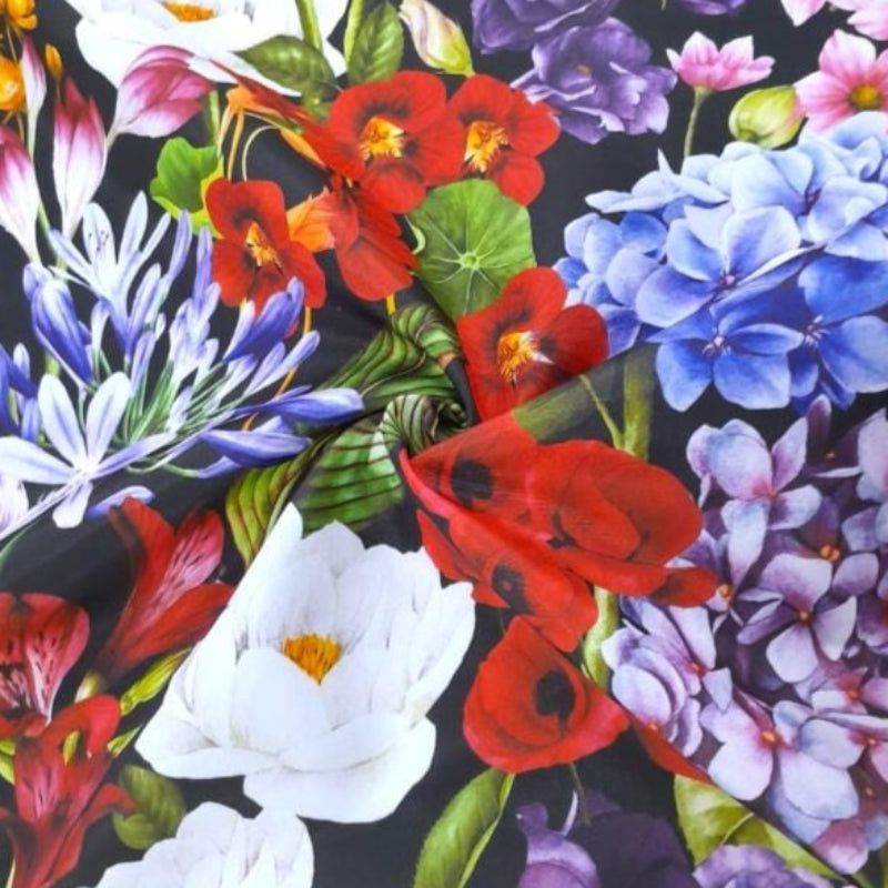 Printed 100% Polyester Jardin PMJD 140 cm