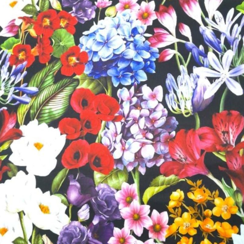 Printed 100% Polyester Jardin PMJD 140 cm