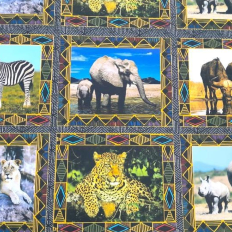 LOOM CRAFT PRINTED FABRIC Digpolybrush African Safari Placemat DGAS 140 cm (7803873820761)