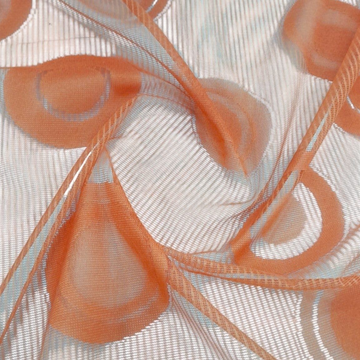 LOOM CRAFT SHEER VOILE Rust J171 Fabric Net Voile 280 cm