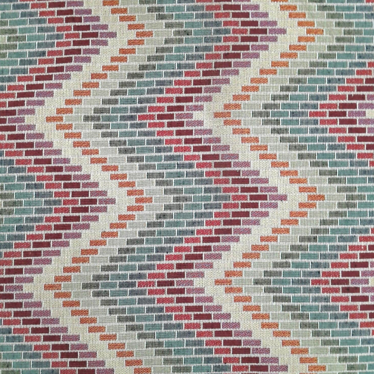 LOOM CRAFT Upholstery Fabric Tapestry Blocks Beige 140 cm