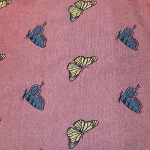 LOOM CRAFT Upholstery Fabric Tapestry Butterfly Red 140 cm