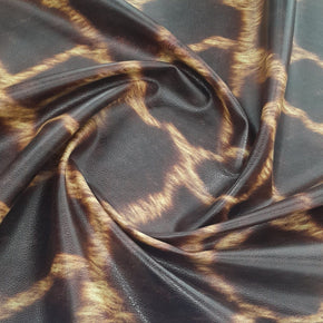LOOM CRAFT Upholstery Fabric Upholstery Printed Vinyl Giraffe Skin 145 cm